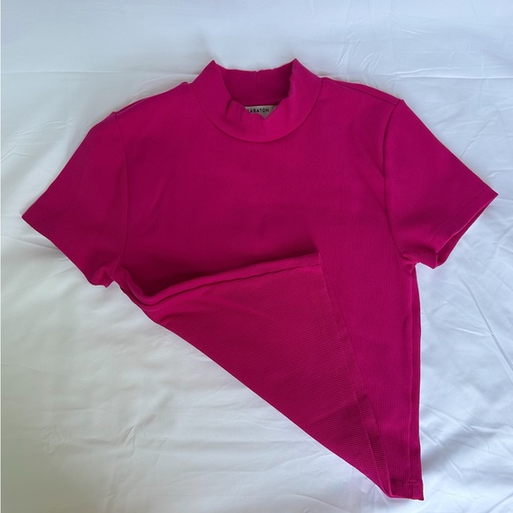 Babaton Ribbed mock neck - Picture 4 of 5